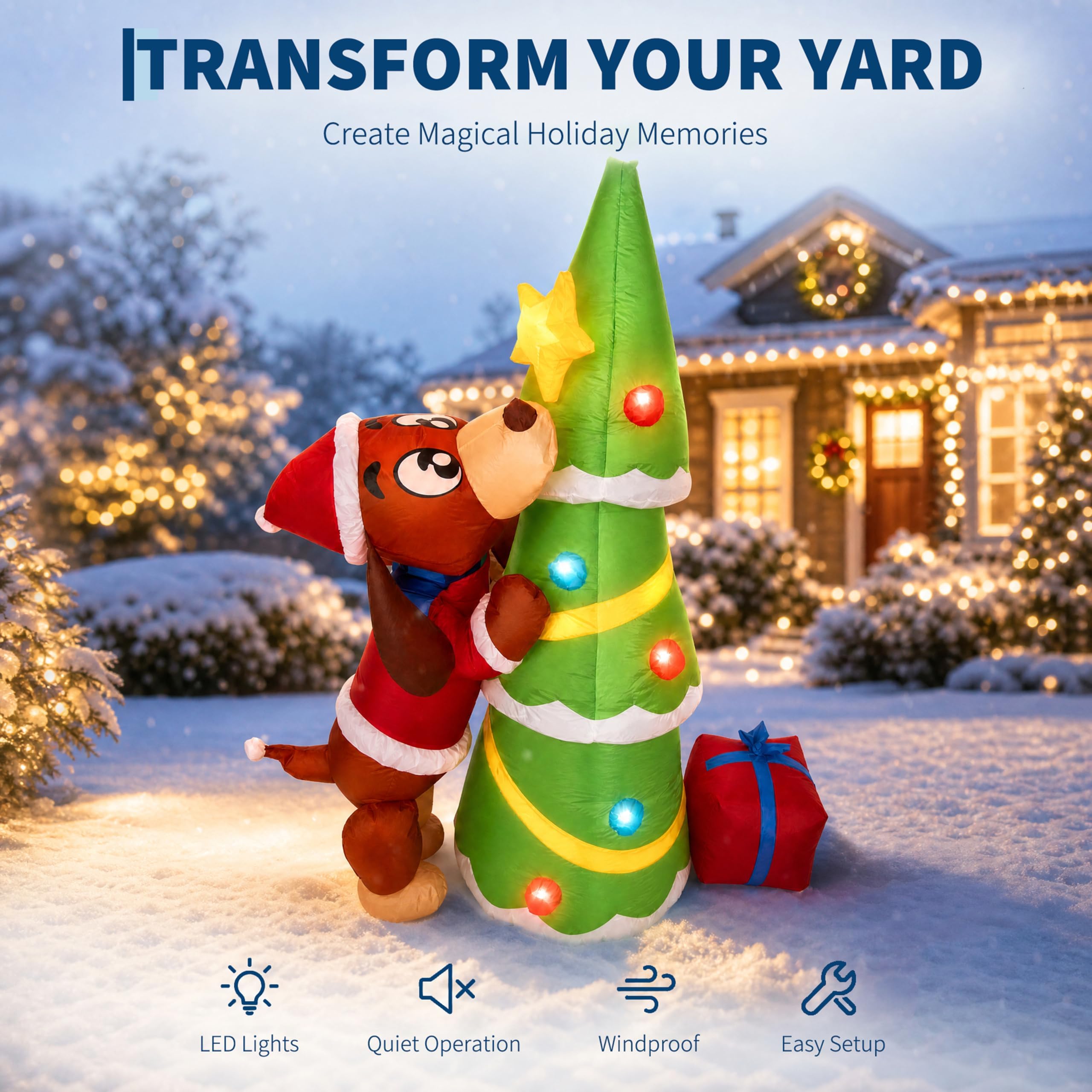 7ft 210cm Giant Inflatable Chr - огляд і ціна Kids Yard Toys
