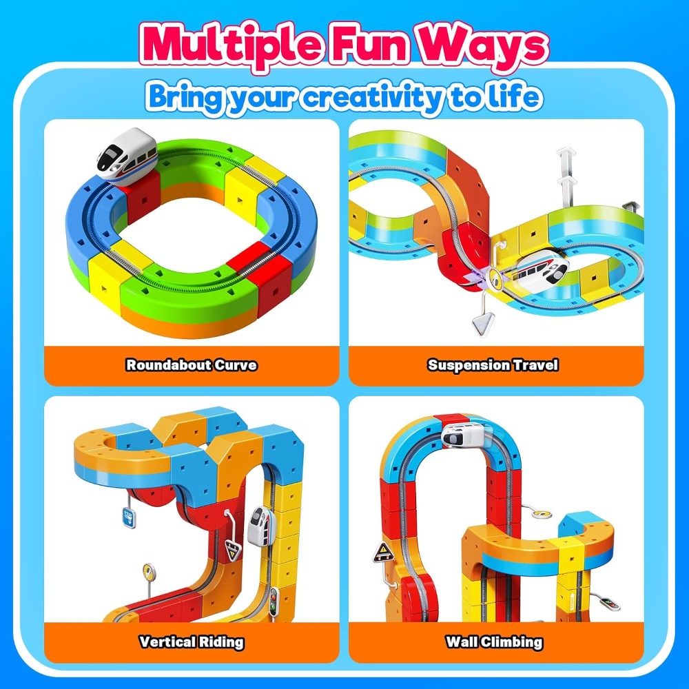 110PCS Fusion Toys Electric Tr - огляд і ціна Kids Toys 3 Year Old