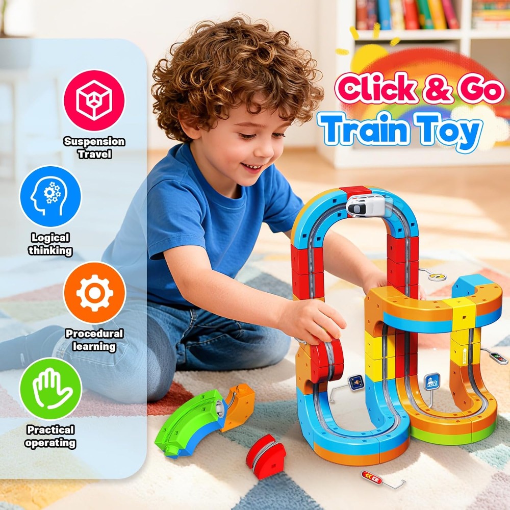110PCS Fusion Toys Electric Tr - огляд і ціна Kids Toys 3 Year Old